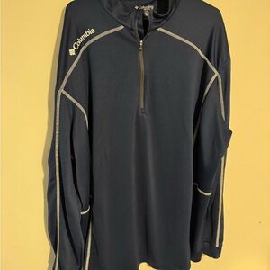 Columbia Golf Navy Half-Zip Pullover
